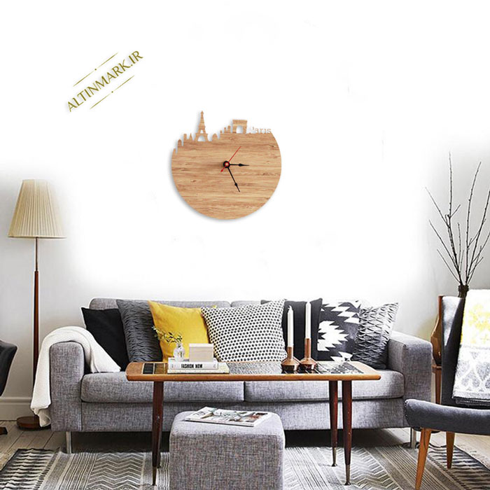 ساعت دیواری طرح برج ایفل