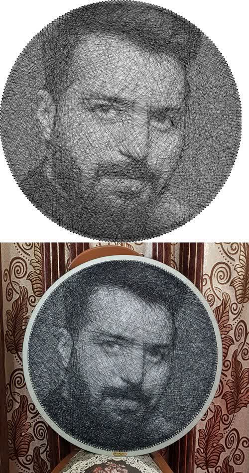 سفارش تابلو نخ و میخ