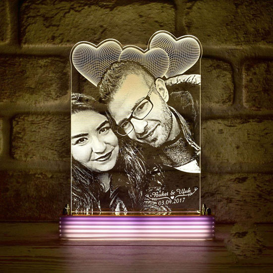 چراغ خواب یا بالبینگ چهره طرح سفارشی شما