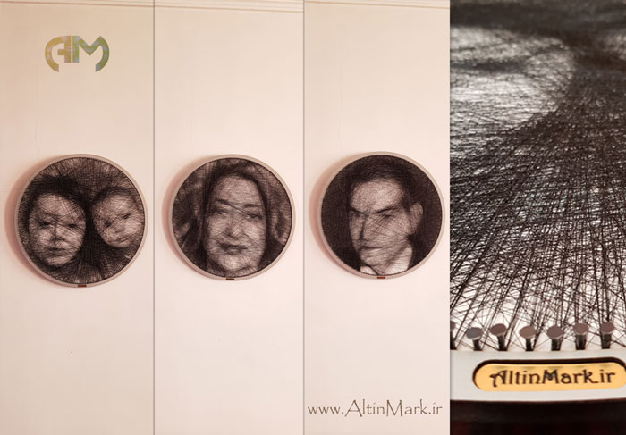 تابلو نخ و میخ