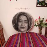 سفارش تابلوی میخ و نخ بافت تصویر چهره شما