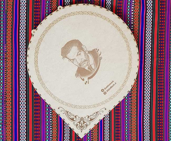 تابلوی میخ و نخ شهریار بافته شده با دست و نفیس