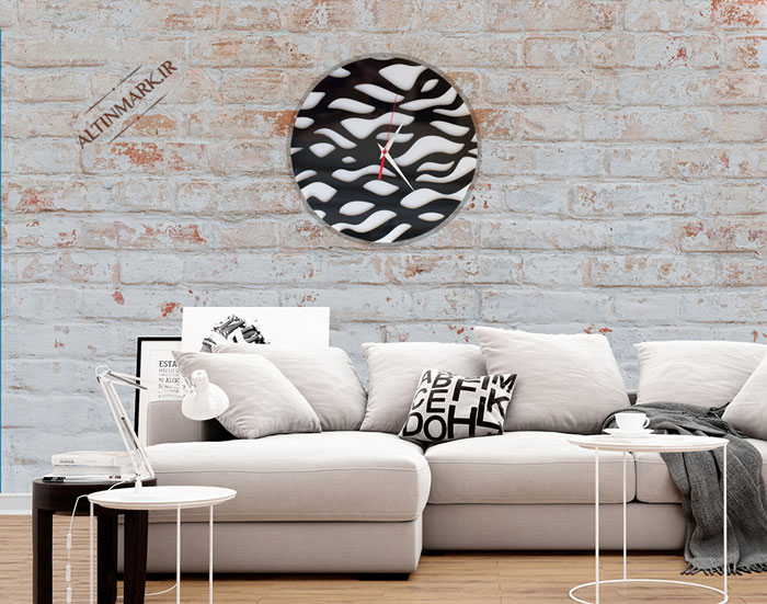 ساعت دیواری طرح موج