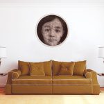 سفارش تابلوی میخ و نخ بافت تصویر چهره شما