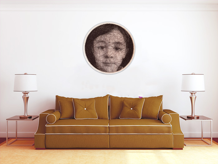 تابلوی نخی سفارشی