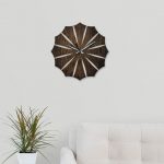 ساعت دیواری جدید چوبی (ام دی اف) در دو رنگ