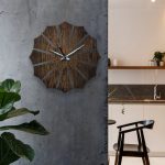 ساعت دیواری جدید چوبی (ام دی اف) در دو رنگ