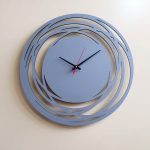 ساعت دیواری مدل اورانوس چوبی از جنس MDF و در 4 رنگ