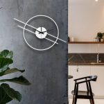 ساعت دیواری طرح مدرن در دو جنس گلس (شیشه نشکن) و MDF