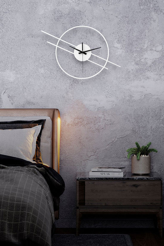 ساعت دیواری طرح مدرن در دو جنس گلس (شیشه نشکن) و MDF