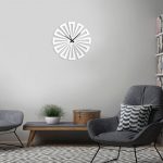 ساعت دیواری مدل چرخی چوبی در سه رنگ مختلف