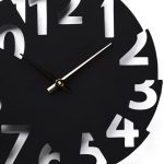 ساعت دیواری طرح جدید و با دو رنگ و در دو جنس مختلف