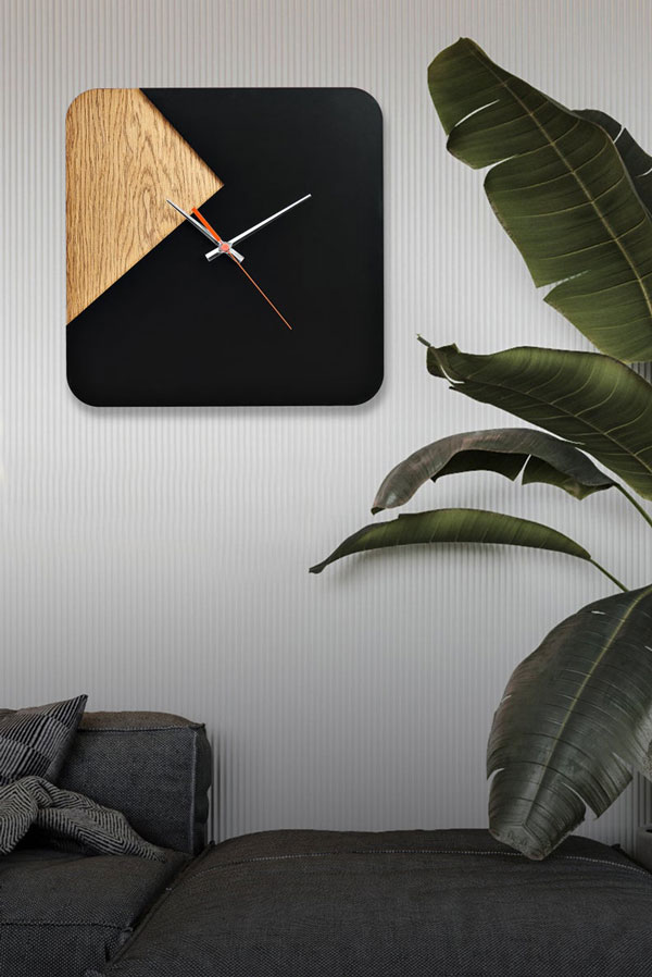 ساعت دیواری مدرن در چند رنگ