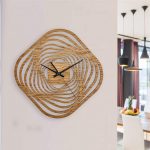 ساعت دیواری مدل blazing star چوبی از جنس MDF و در 3 رنگ