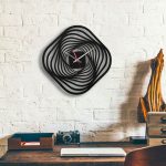 ساعت دیواری مدل blazing star چوبی از جنس MDF و در 3 رنگ