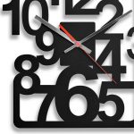 ساعت دیواری مدل cool در دو رنگ و با جنس چوبی MDF