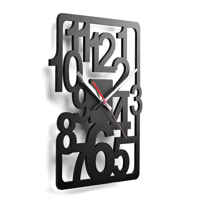 ساعت دیواری مدل cool در دو رنگ و با جنس چوبی MDF