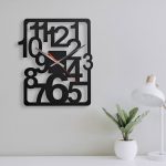 ساعت دیواری مدل cool در دو رنگ و با جنس چوبی MDF