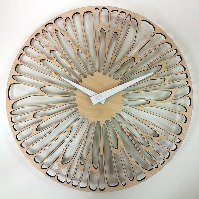 ساعت دیواری طرح لاوا با سبک مدرن و در انواع رنگ