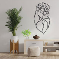 استیکر چوبی مشکی