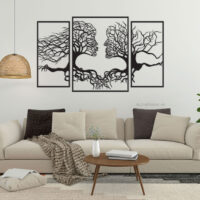 استیکر چوبی رنگ مشکی