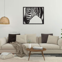 استیکر چوبی گورخر