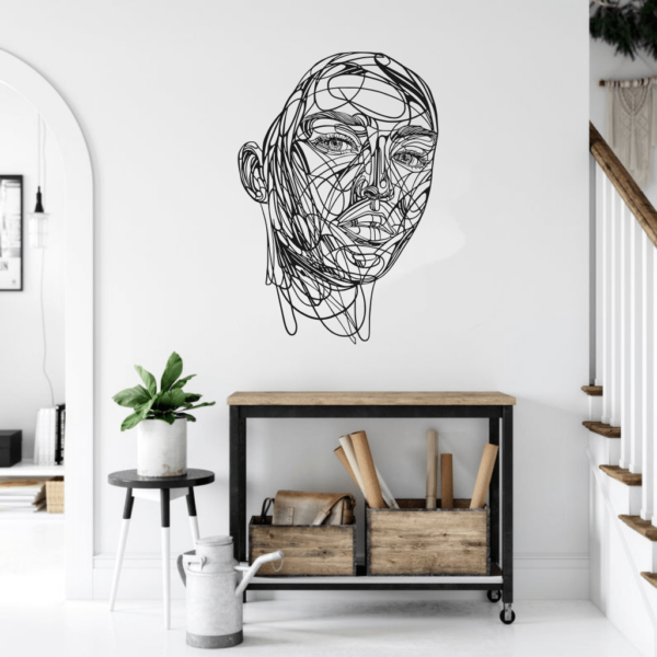 تابلو استیکر چوبی چهره جنس چوبی MDF