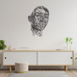 تابلو استیکر چوبی چهره جنس چوبی MDF 