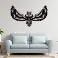 تابلو استیکر جغد