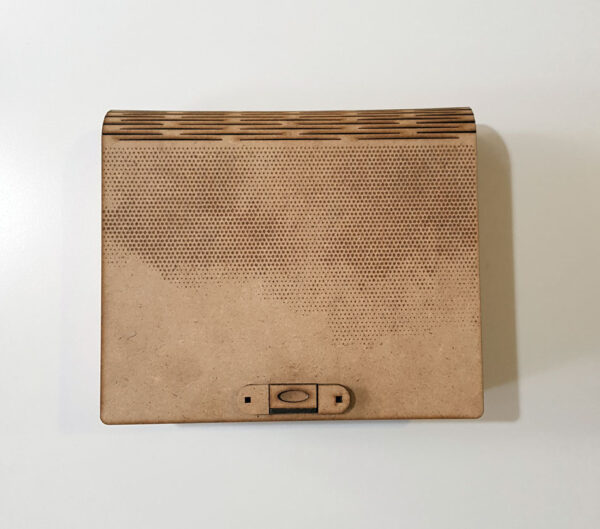 جعبه هدیه پردیس قفل دار چوبی (MDF) در 4 سایز / مدل A.M-021