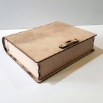 جعبه هدیه پردیس قفل دار چوبی (MDF) در 4 سایز / مدل A.M-021