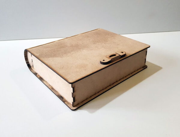 جعبه هدیه پردیس قفل دار چوبی (MDF) در 4 سایز / مدل A.M-021