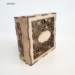 باکس هدیه استاتیس جنس چوبی (MDF) خام در 5 سایز