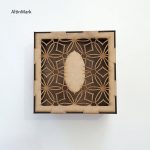 باکس هدیه استاتیس جنس چوبی (MDF) خام در 5 سایز