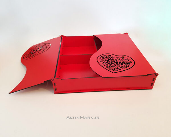 جعبه کادویی ولنتاین با طراحی بسیار زیبا در چند سایز و رنگ مختلف