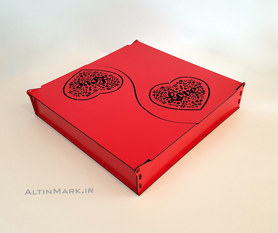 جعبه کادویی ولنتاین با طراحی بسیار زیبا در چند سایز و رنگ مختلف