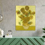 تابلو نقاشی گلهای آفتابگردان اثر ونسان ون گوگ (موزه امستردام هلند)