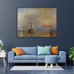 نقاشی تمرر جنگجو اثر جوزف مالورد ویلیام ترنر نقاش بریتانیایی