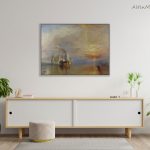 نقاشی تمرر جنگجو اثر جوزف مالورد ویلیام ترنر نقاش بریتانیایی