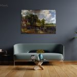 تابلو نقاشی گاری علوفه 