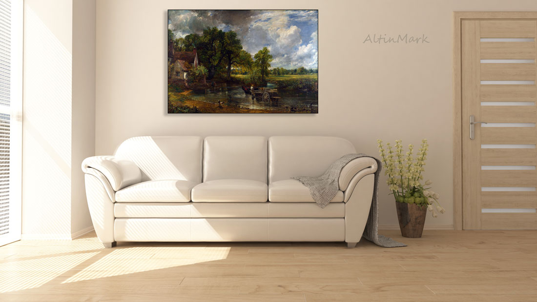 تابلو نقاشی گاری علوفه “جان کانستبل” کیفیت عالی نسخه لندن