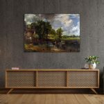 تابلو نقاشی گاری علوفه 