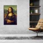 تابلو مونالیزا لئوناردو داوینچی (اسکن با کیفیت بالا از نسخه اصلی لوور فرانسه)