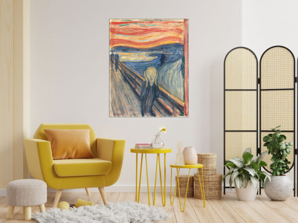خرید تابلوی جیغ اثر ادوارد مونک 1893 تا 1910