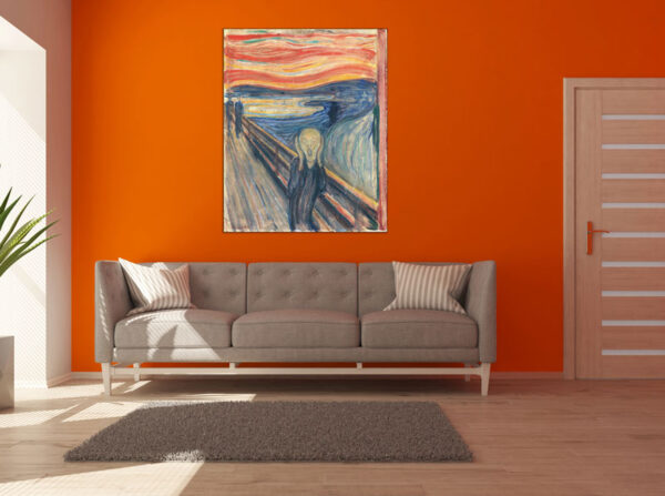 خرید تابلوی جیغ اثر ادوارد مونک 1893 تا 1910