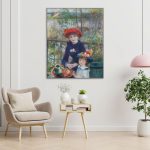 تابلو دو خواهر اثر پیر آگوست رنوآر هنرمند فرانسوی 1881