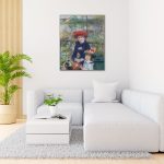 تابلو دو خواهر اثر پیر آگوست رنوآر هنرمند فرانسوی 1881