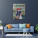 تابلو دو خواهر اثر پیر آگوست رنوآر هنرمند فرانسوی 1881