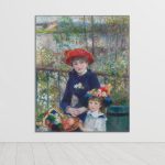 تابلو دو خواهر اثر پیر آگوست رنوآر هنرمند فرانسوی 1881