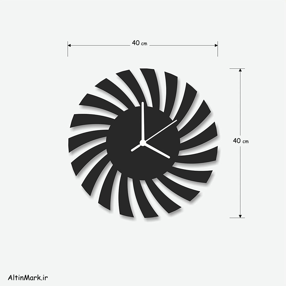 ساعت دیواری Wheel با طراحی جدید و مدرن